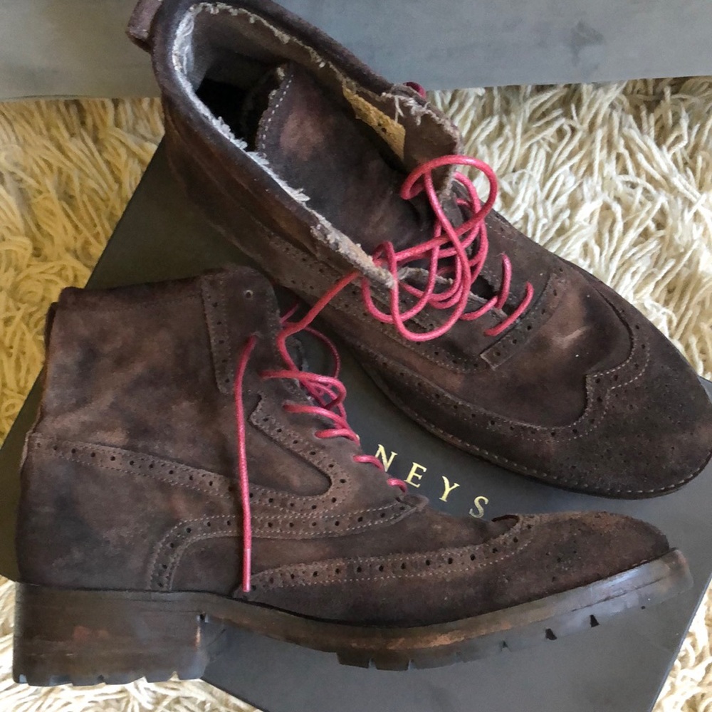 Rogue Brown Suede Wingtip Boot 10.5